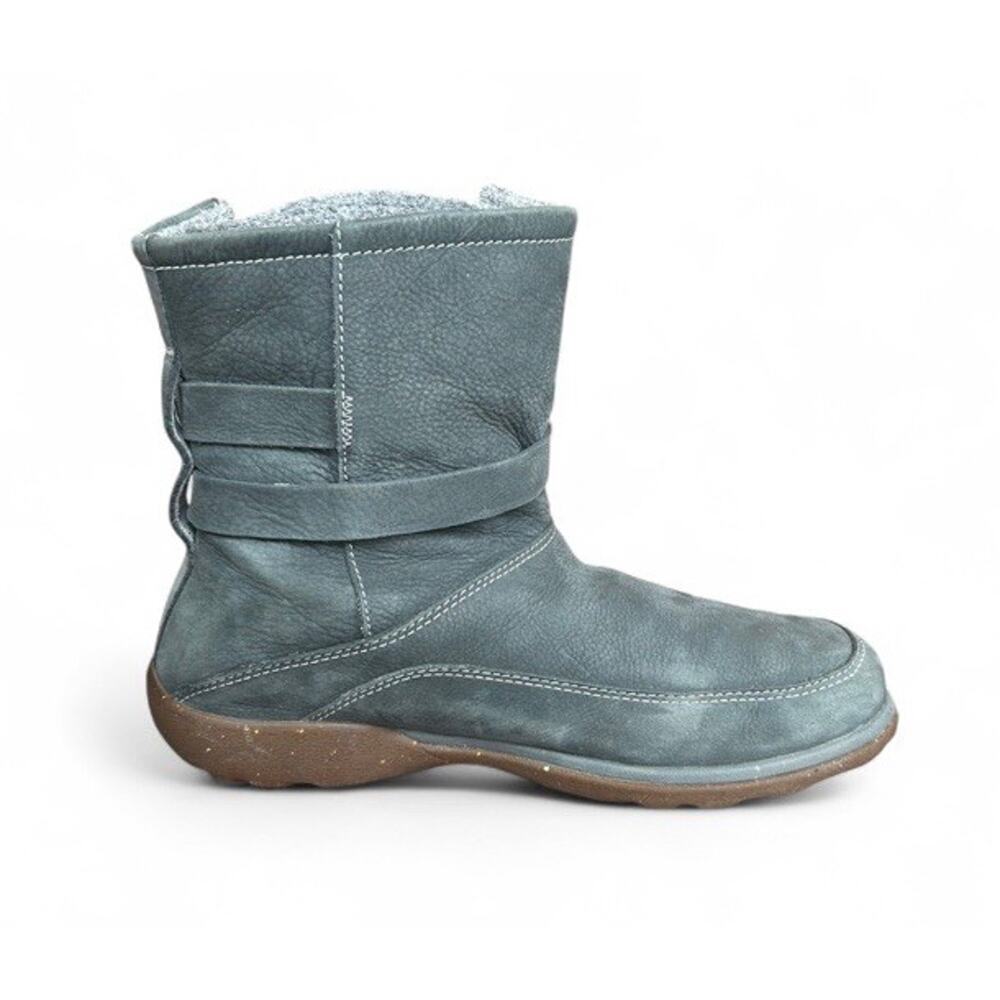 Chaco Hopi Waterproof Leather & Wool Boots Castlerock Gray Buckle Women’s US 8 - Picture 4 of 10